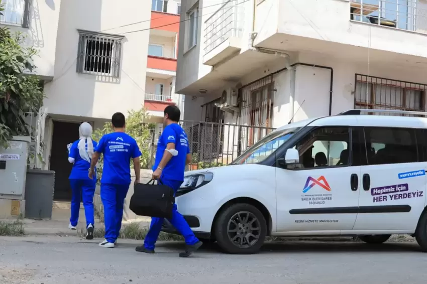 Mersinde evde sağlık ve bakım hizmetleri vatandaşın yanında