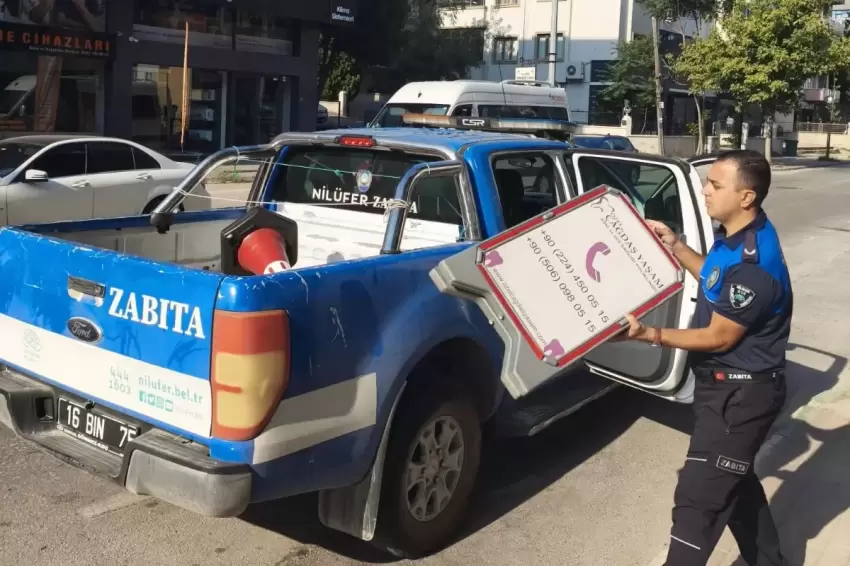 Bursa Nilüferde 11 mahallede işgallere karşı denetim