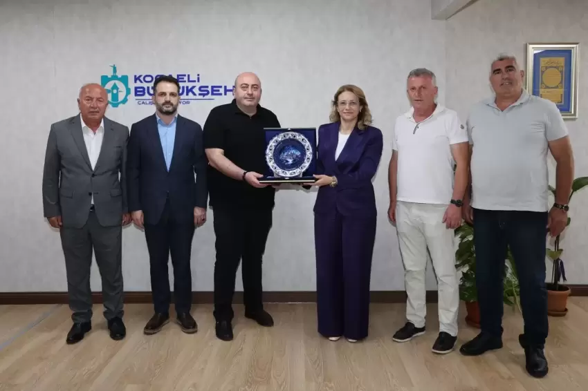 Gürcistan Kutaisi heyetinden Kocaeli Büyükşehire ziyaret