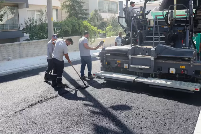 Konya Selçukluda yol ve asfalt çalışmaları