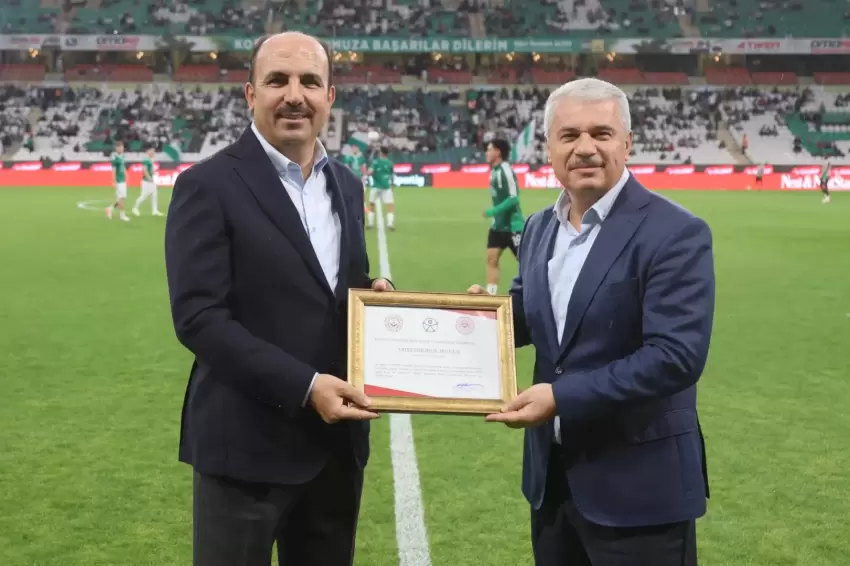 Türkiyede ilk erişilbilir stadyum oldu... Konyaya erişilebilirlik belgesi