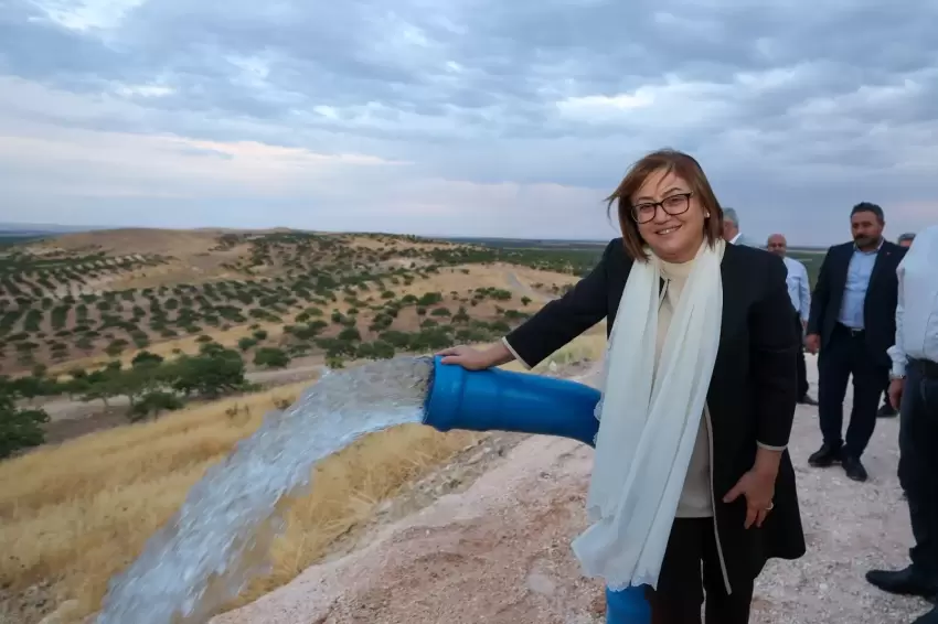 Gaziantepte 5 bin kişiye hizmet veren su yatırımına yerinde inceleme