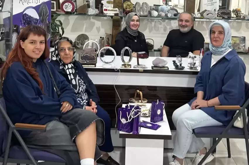 Yozgat Aydıncıkta doğal taşlara yoğun ilgi