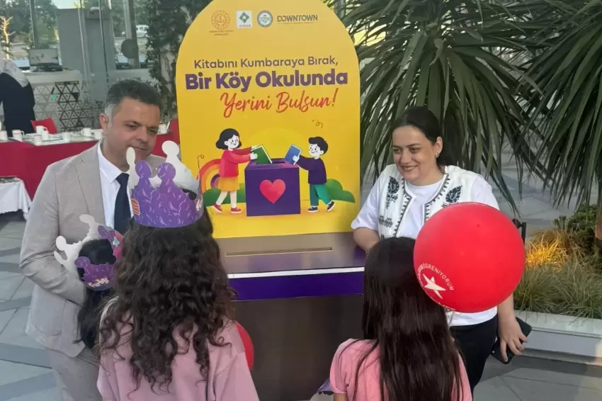 Bursada kırsal okul kütüphaneleri için kitap bağışı kampanyası
