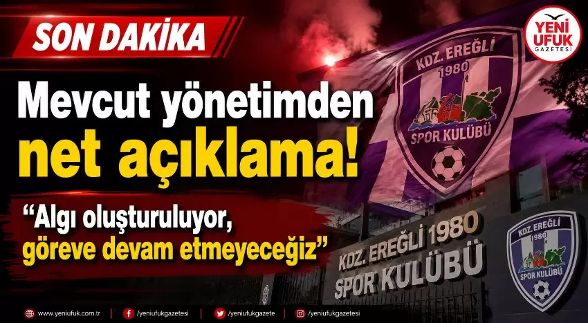 Son Dakika.. Başkan Yılmaz ve yönetim kurulu kararını verdi