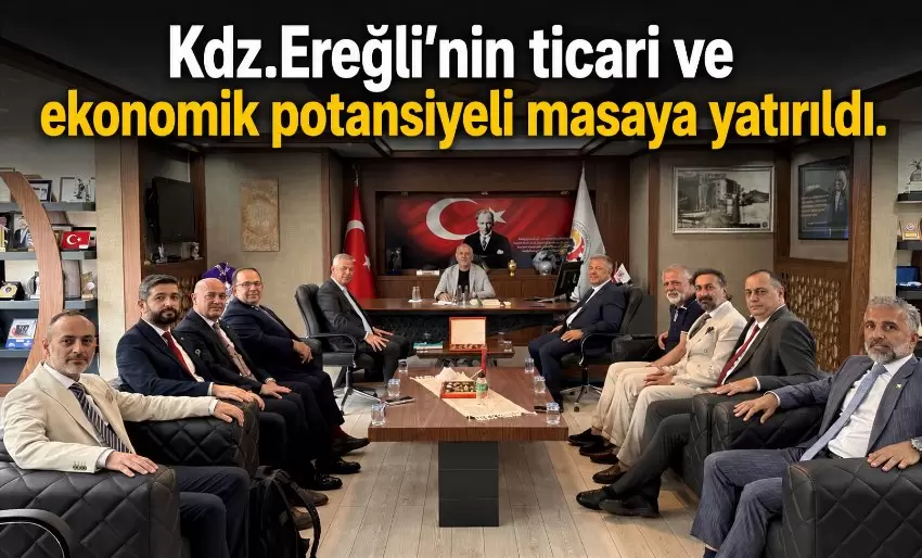 İMEAK Deniz Ticaret Odası Temsilcilerinden Kdz. Ereğli TSOya ziyaret