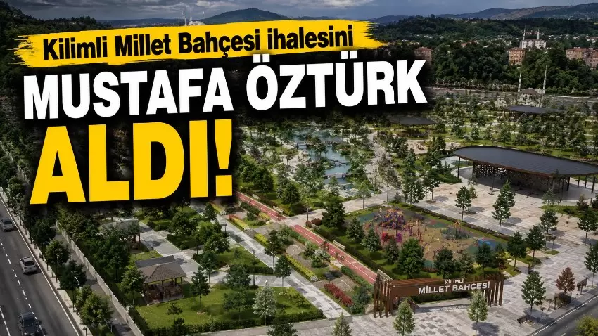 Kilimli Millet Bahçesi ihalesini Mustafa Öztürk aldı