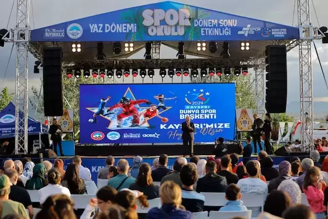 Kayseri Büyükşehirin Yaz Spor Okulunda 15 bin öğrenci yer aldı