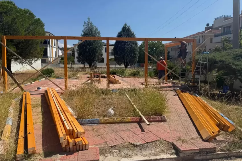 Keşanda merhum Vahit Ersözün anısına açık hava anasınıfı projesi