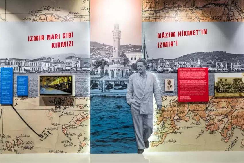 Nâzım Hikmet sergisi İzmirde açıldı