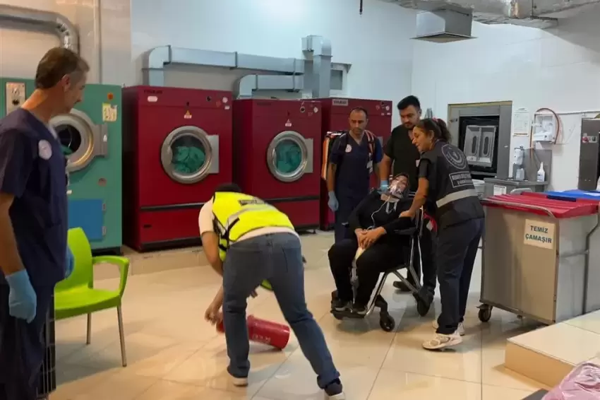 Mudanya Devlet Hastanesinde yangın ve tahliye tatbikatı yapıldı