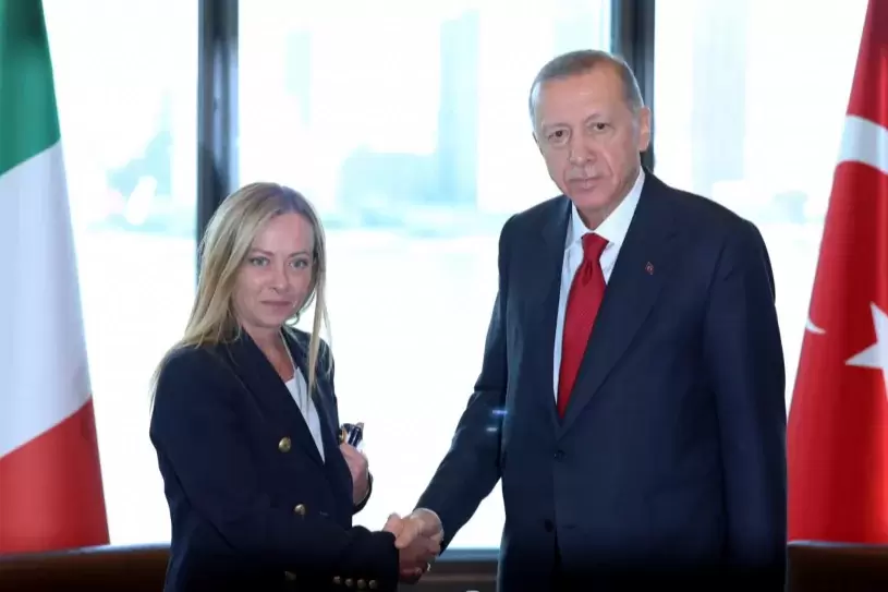 Cumhurbaşkanı Erdoğandan Meloniye tebrik