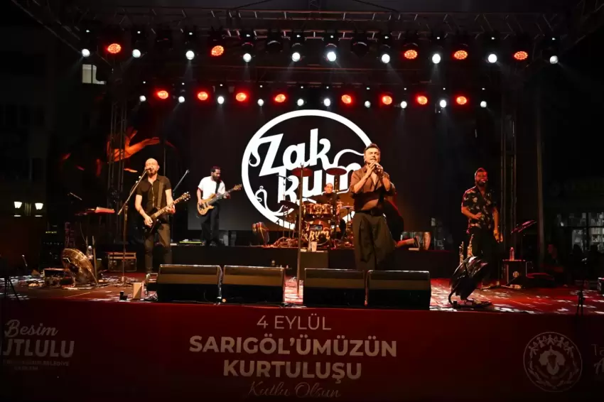 Sarıgölde kurtuluşun 104. yılında zakkum coşkusu