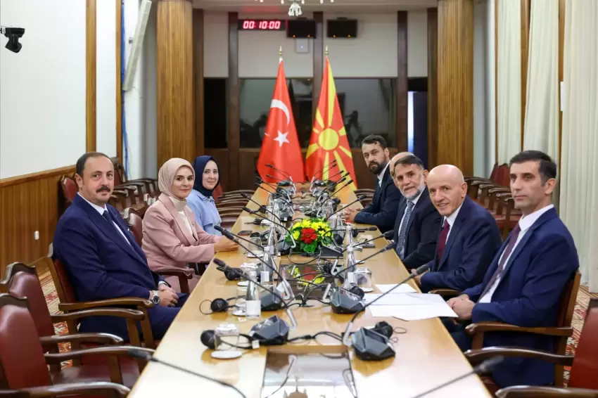 Bakan Göktaştan Kuzey Makedonyada sosyal mutabakata imza