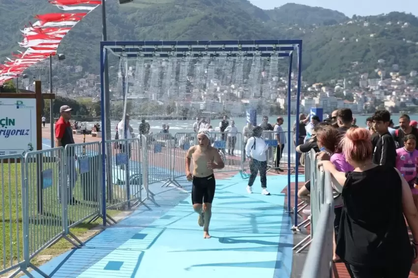 Orduda triatlon heyecanı