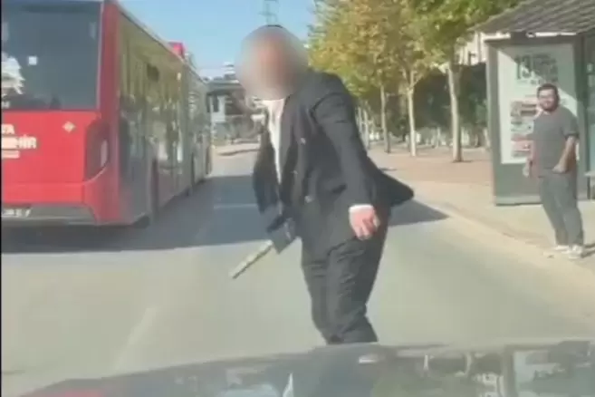 Konyada trafikte saldırı girişimine 380 bin TL ceza