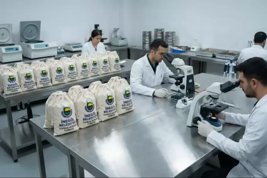 Bursa İnegölde toprağın röntgeni çekiliyor