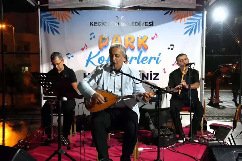 Keçiörenin mahallelerinde park konserleri şöleni yaşanıyor