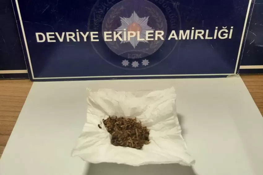Keşanda şüpheli şahsın üzerinden uyuşturucu madde çıktı