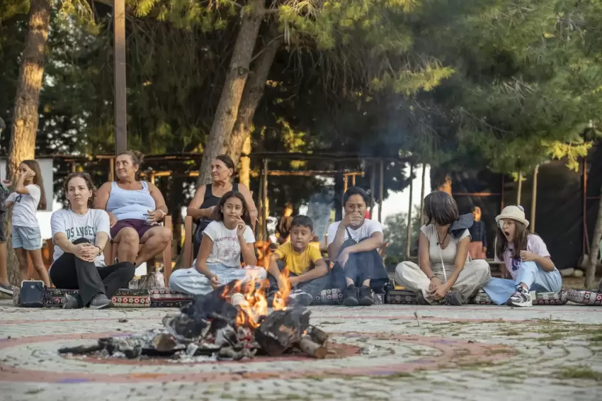 Mersinde anne ve çocuklar doğayla buluştu