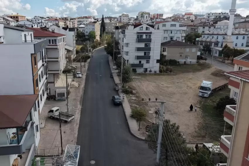 Çayırova Pir Sultan Abdalda üstyapı tamamlandı