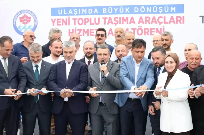 Trabzonda ulaşım filosu güçleniyor