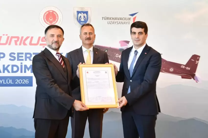Türk havacılığında tarihi adım... HÜRKUŞ-IIye Askeri Tip Sertifikası
