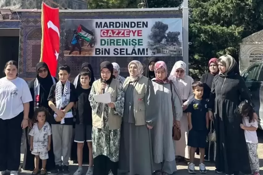 Gazzedeki eğitim mücadelesi Mardinde gündeme taşındı: Gazzenin Çocukları Yalnız Değildir