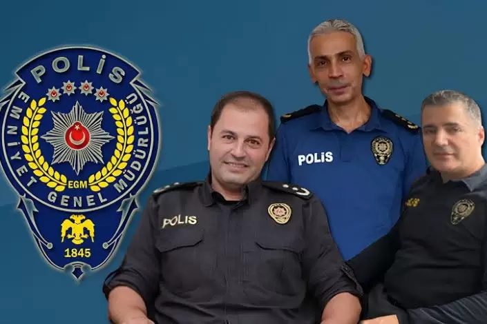 Edirnenin üç ilçesinde Emniyet Müdürleri yer değiştirdi