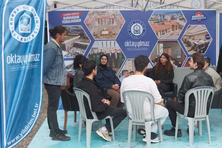 Bursa Yıldırımda üniversite öğrencilerine sıcak karşılama