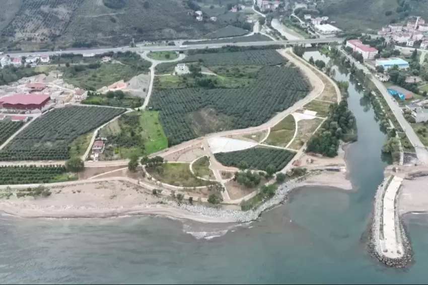 Orduda Turnasuyu Kordon Park 2. etap tamamlanıyor