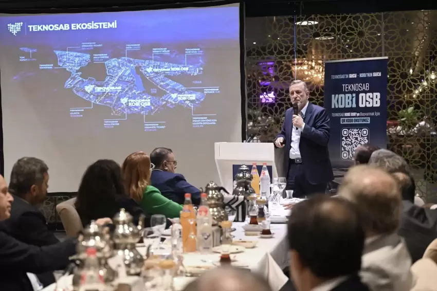 BTSO Başkanı Burkay Bursa OSBde iş dünyası ile buluştu
