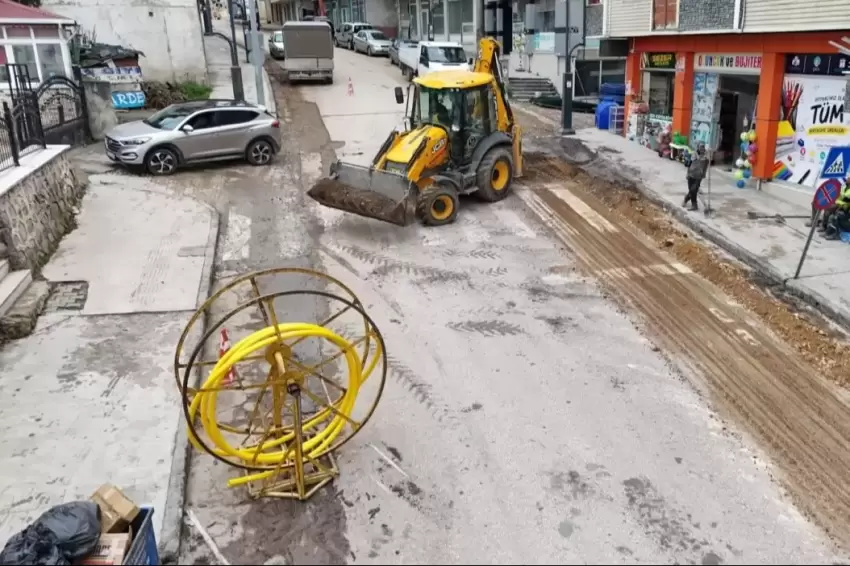 Ordu Gölköyde doğalgaz çalışmaları hız kazandı