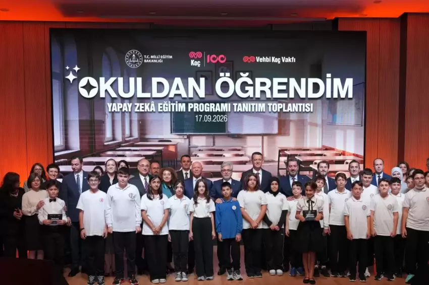 Ortaokul öğrencileri için yapay zekâ eğitim programı tanıtıldı