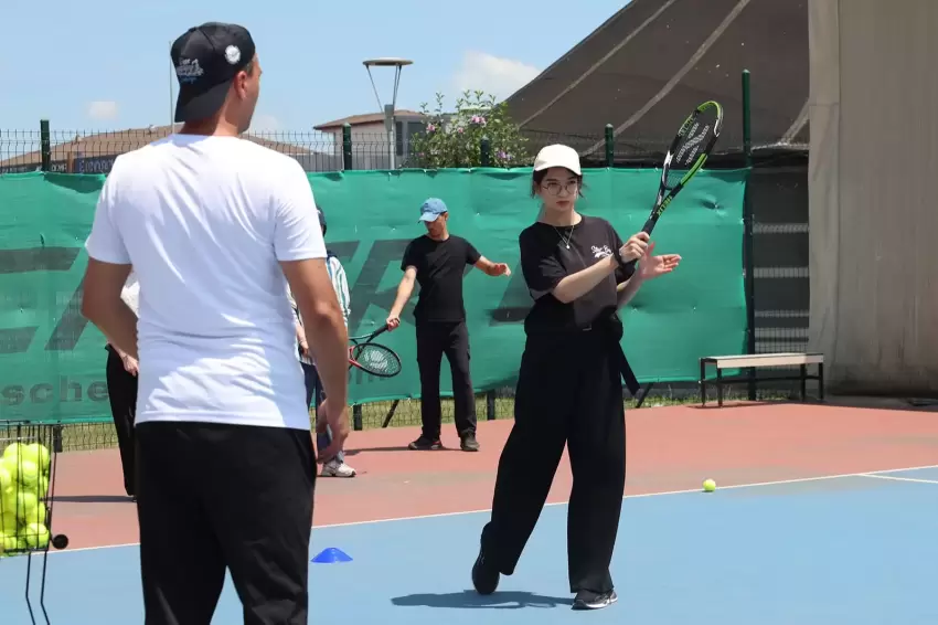 Sakaryada Sonbahar Spor Okulunda tenis heyecanı