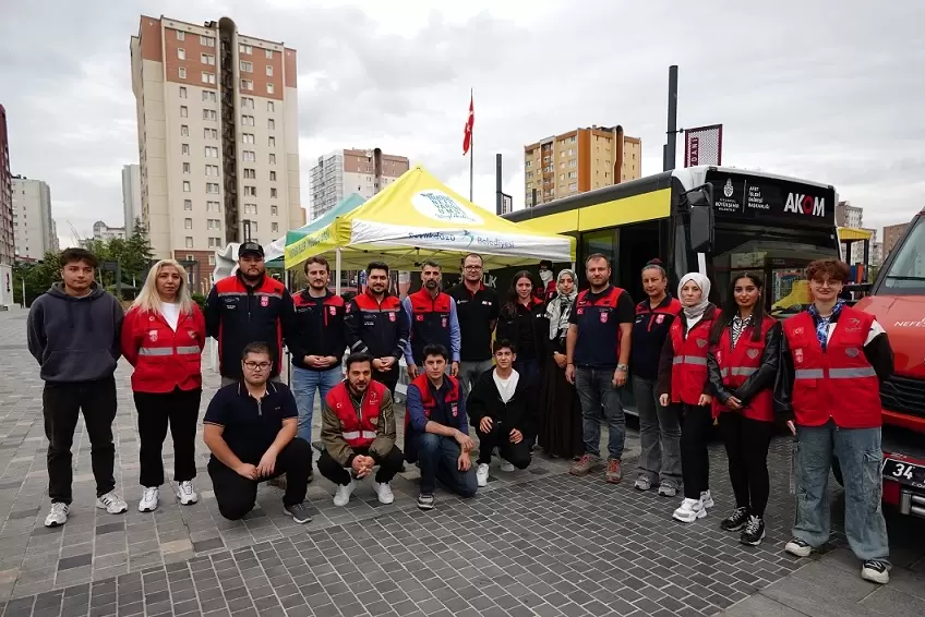 İstanbul Beylikdüzünde sanal gerçeklikle afet eğitimi