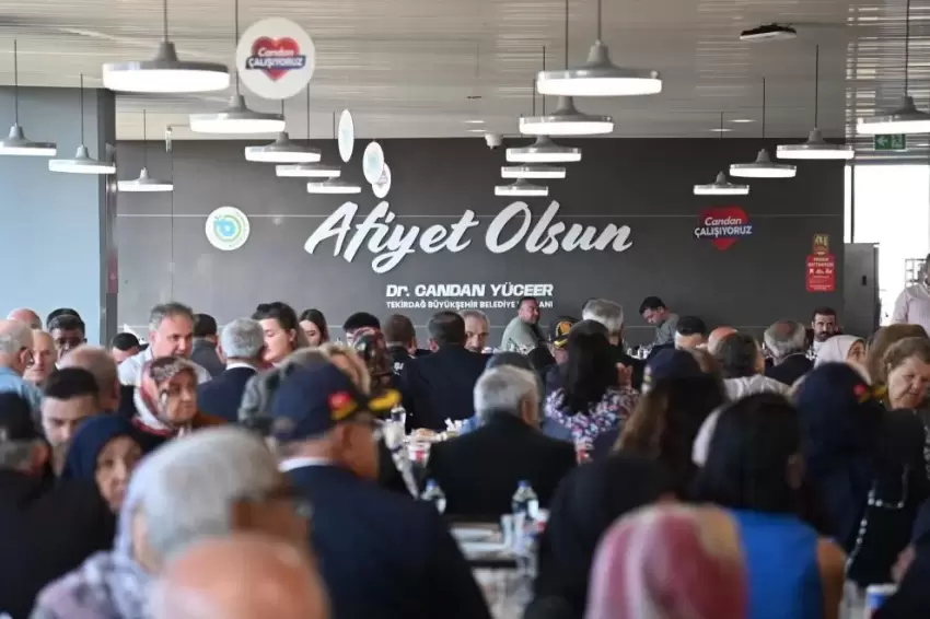 Büyükşehirden gazilere vefa sofrası