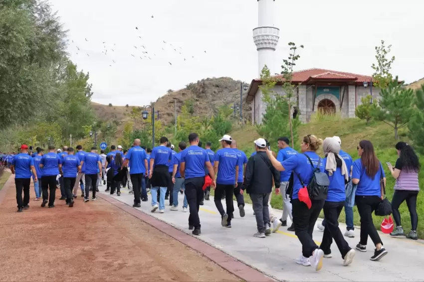 Keçiörende Bağımlılığa değil, hayata bağlan yürüyüşü