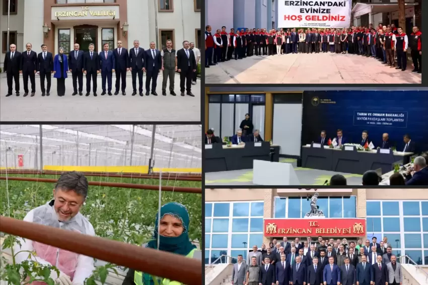 TMOdan Bakan Yumaklı ile Erzincan ve Erzurum teması