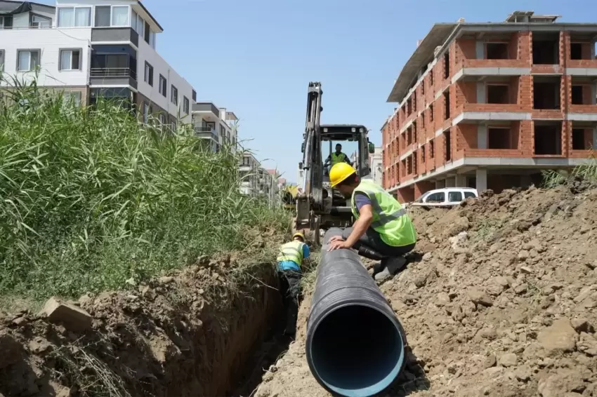 Balıkesirde Altınkumun altyapısı yenilendi