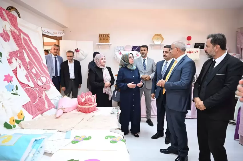 Malatyada üreten kadınlar el emeği sergisinde yeni müjde