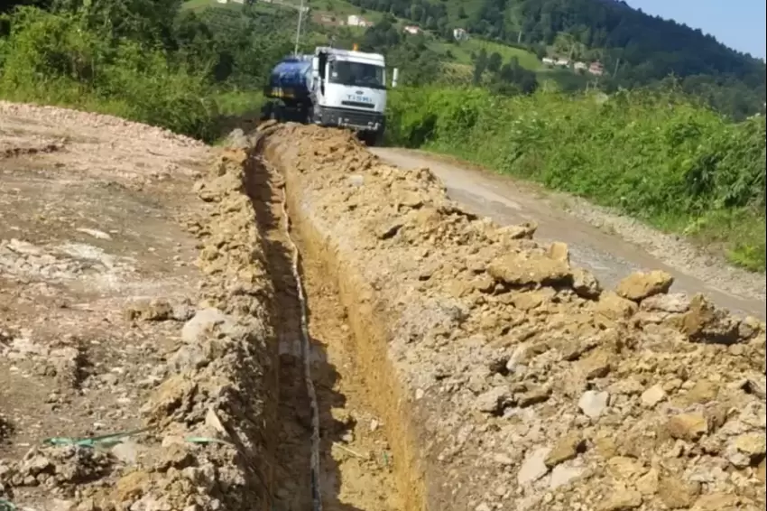 Trabzonda içme suyu altyapısı güçleniyor