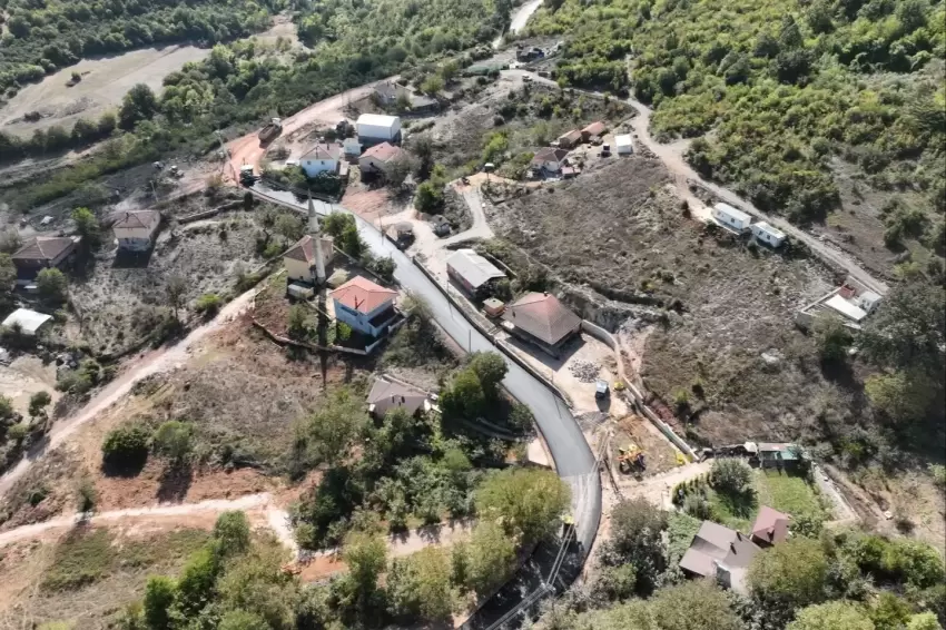 Kocaeli Körfezde köy yollarına Büyükşehir dokunuşu