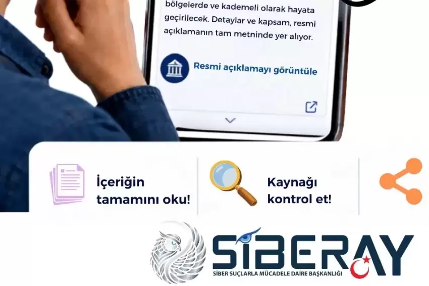 Siberaydan sosyal medya kullanıcılarına dezenformasyon uyarısı