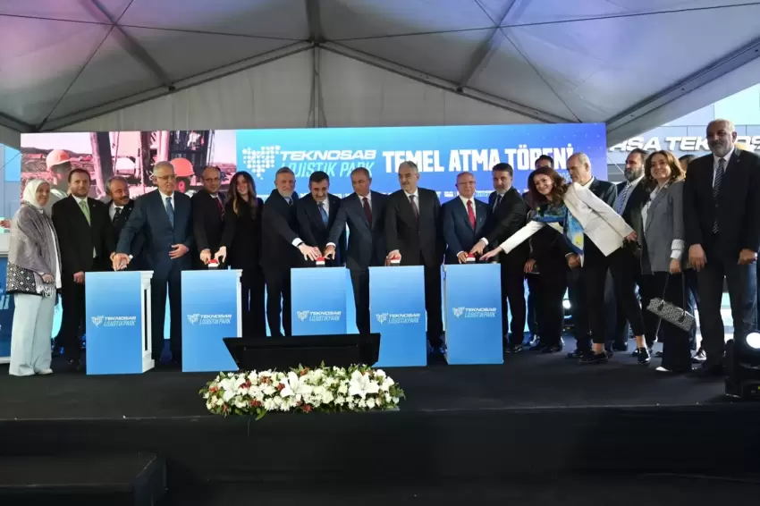 Bursayı dünyaya bağlayacak dev yatırım... TEKNOSAB Lojistik Parkının temeli atıldı