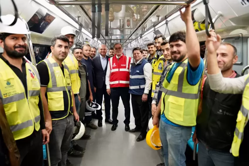 Ümraniye-Ataşehir-Göztepe hattında test sürüşü yapıldı... 19 Aralıkta açılıyor