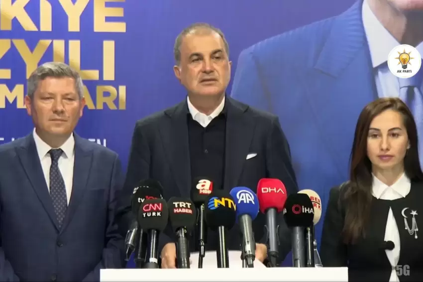 Ömer Çelik: AK Partiyi millet kurdu, tabelasını biz astık