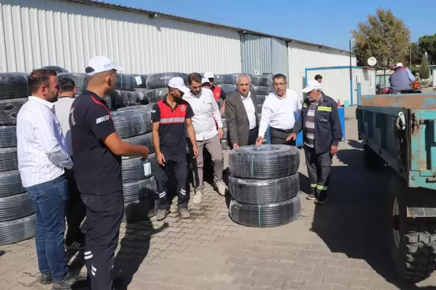 Manisada damlama sulama desteği 7 milyon metreyi geçti