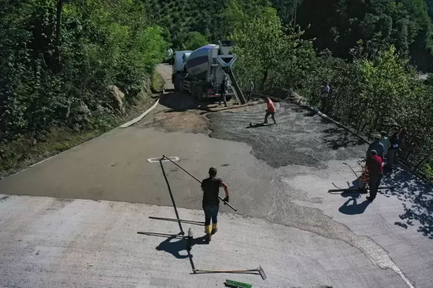 Ordu Büyükşehirden Akgüneye konforlu yol