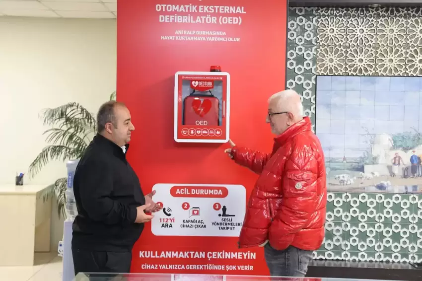 OED cihazları Gebzenin dört bir yanına yerleştiriliyor Kalbi duran vatandaş için kritik hamle